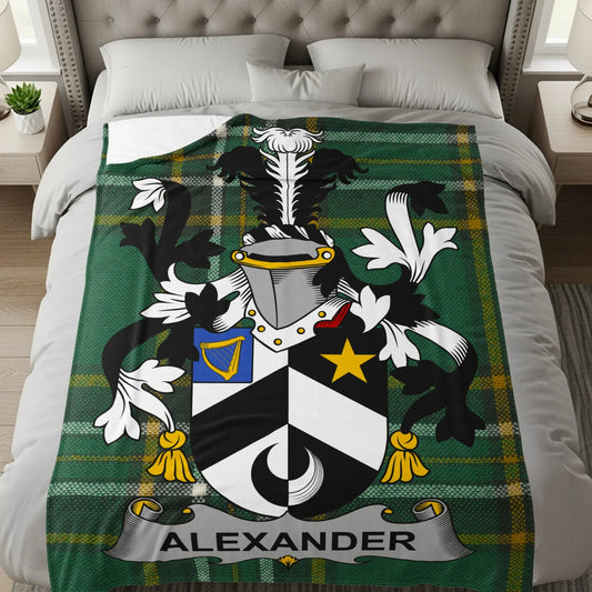 Alexander Coat of Arms Family Crest Blanket product