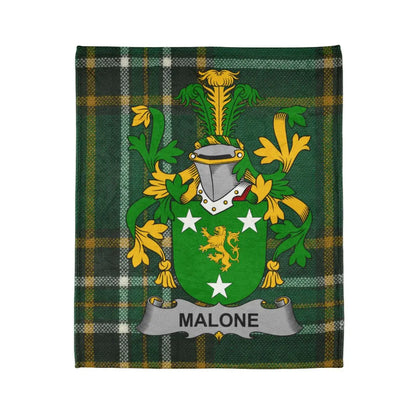 Malone Family Crest Tartan Blanket product type