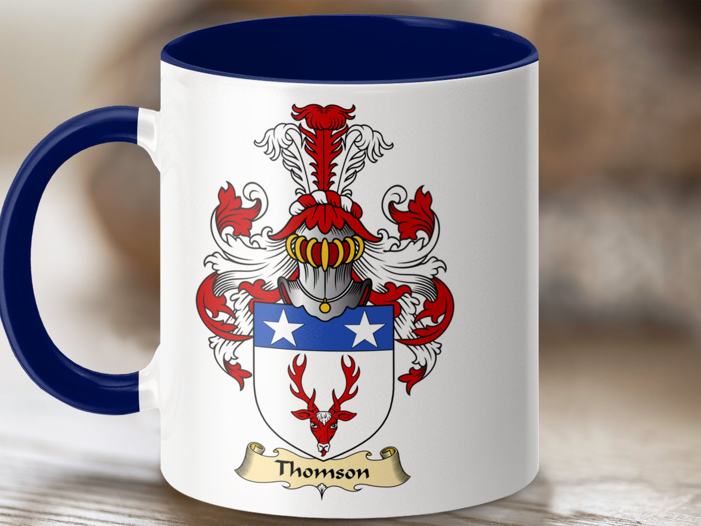 Thomson Scottish Clan Coat of Arms Mug - Living Stone Gifts