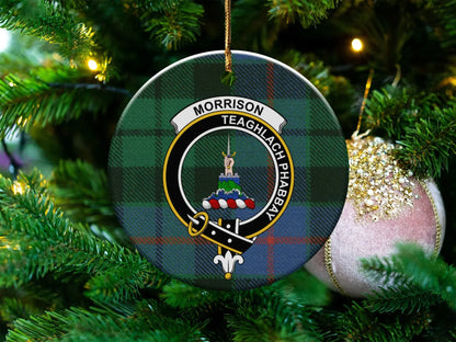 Morrison Teaghlach Phabbay Round Christmas Ornament product