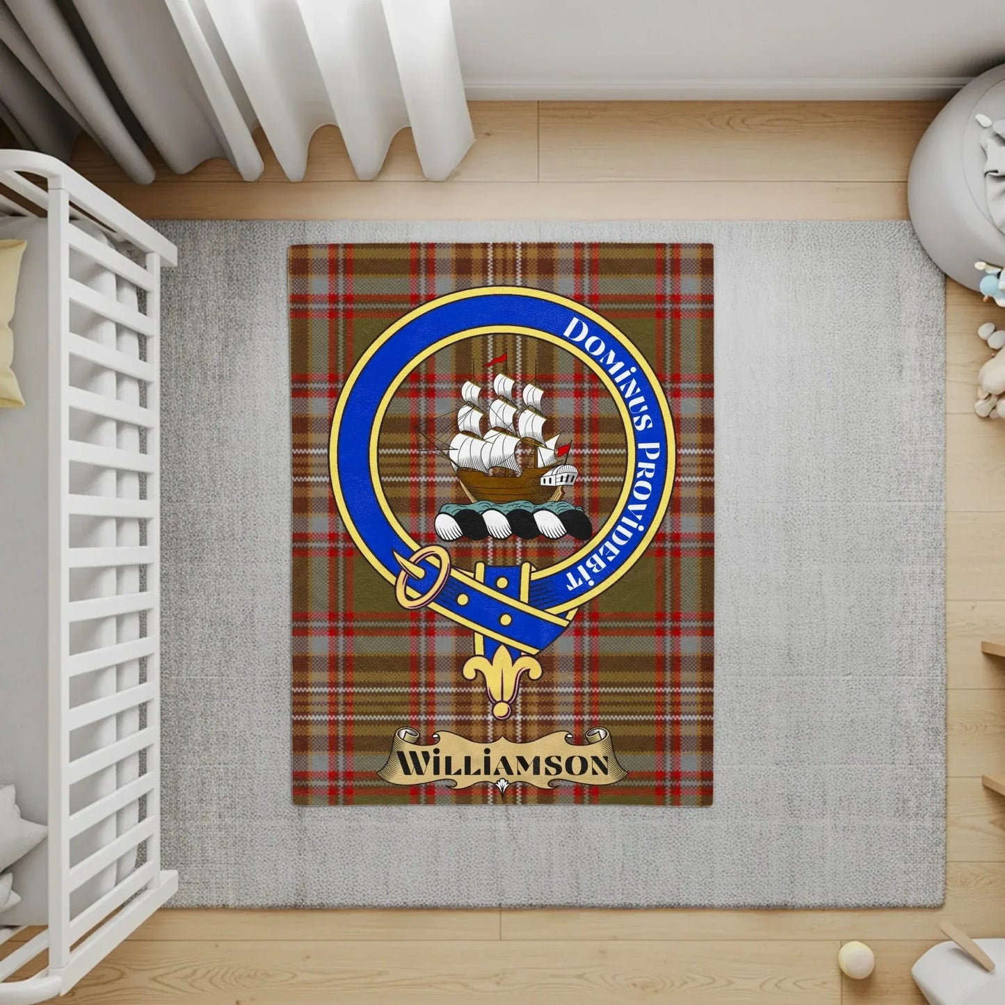 Clan Williamson Crest Emblem Rug product type