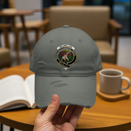 Distressed Grey Adjustable Dad Hat fashion product