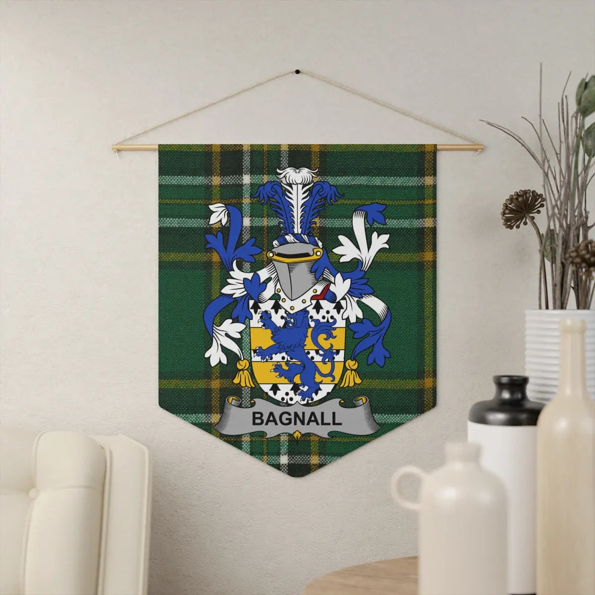 Bagnall Family Crest Wall Banner Home Decor product type