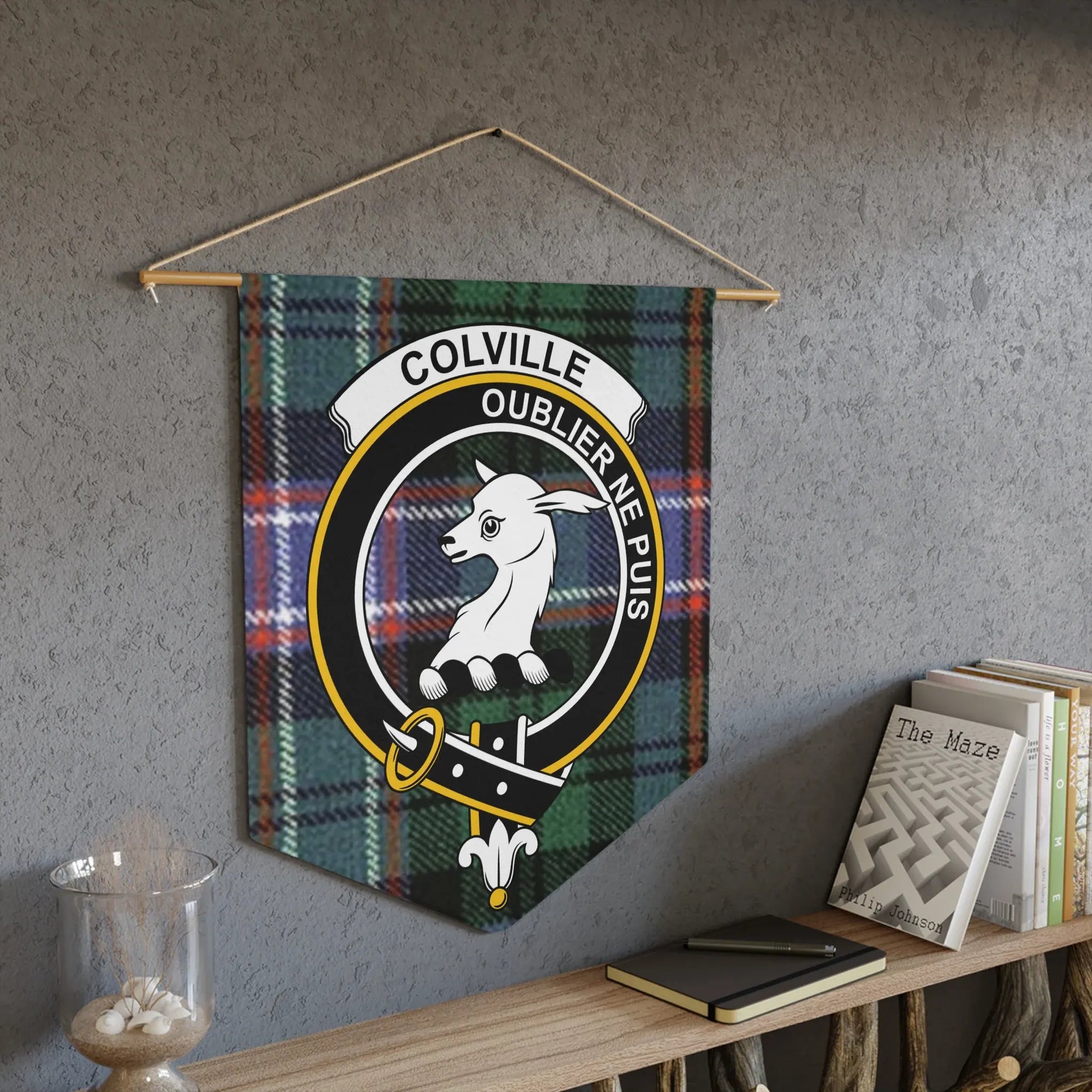 Colville Oublier Ne Puis Plaid Wall Hanging Decor product