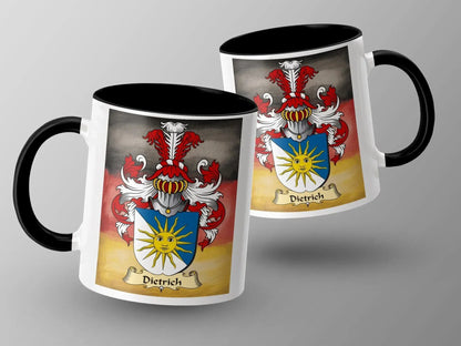 Dietrich Family Crest Heritage Mug product