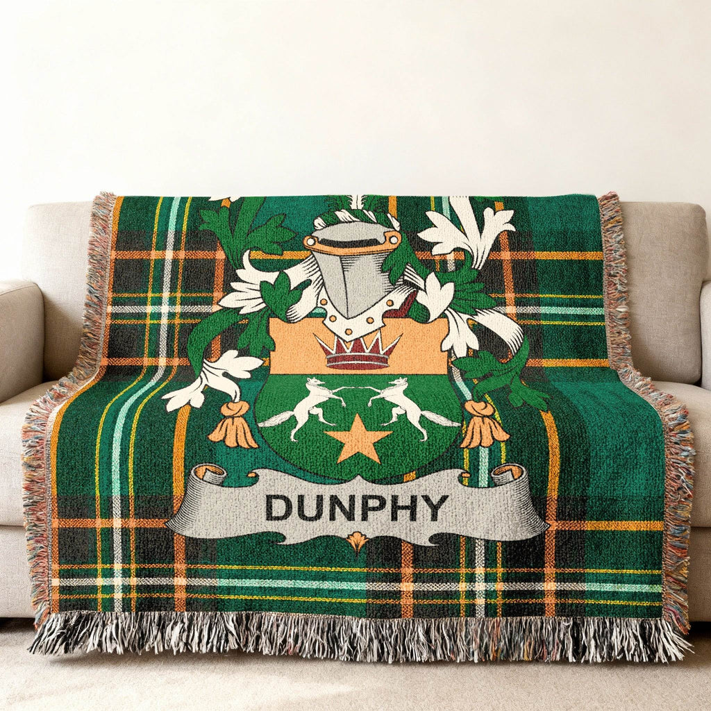 Dunphy Family Plaid Blanket Tartan Crest Throw product type