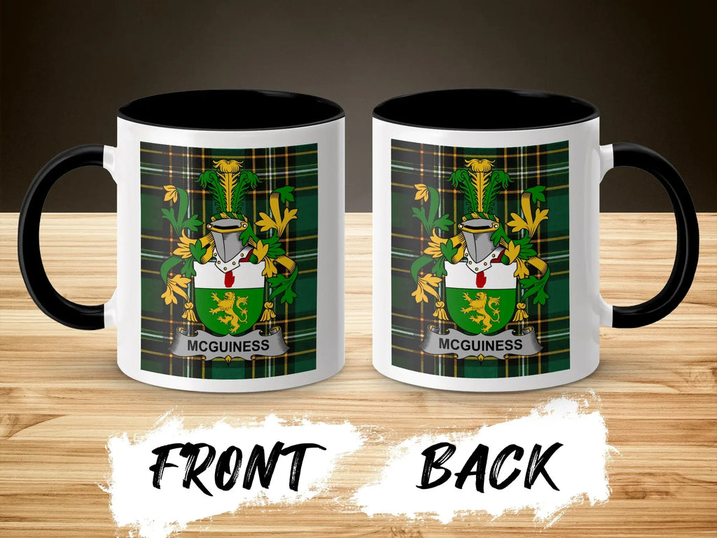 McGuinness Irish National Tartan ceramic accent mug