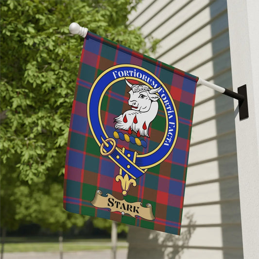 Family Crest Plaid Outdoor Banner Decorative product