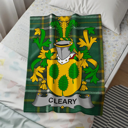 Cleary Family Crest Patterned Blanket product