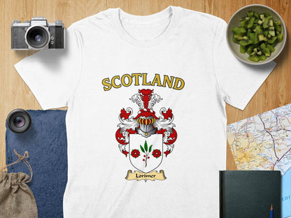 Scotland Lorimer Vintage Family Crest T-shirt product type
