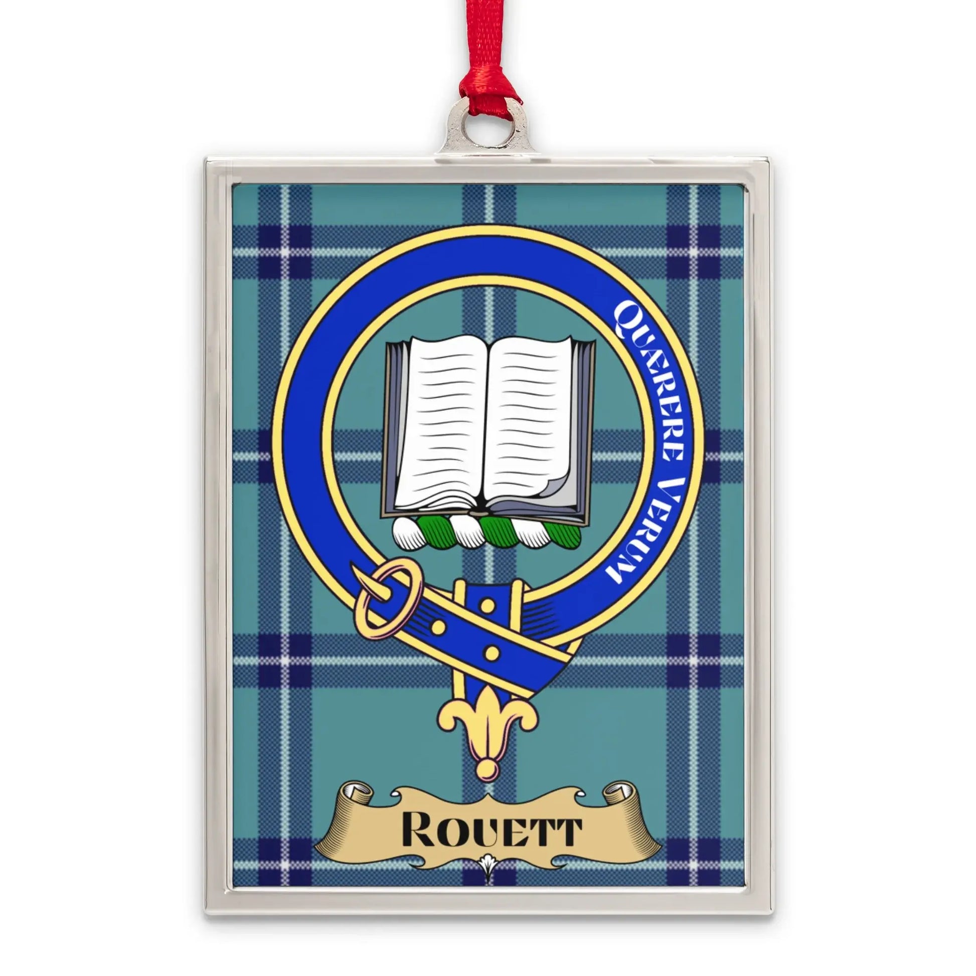 Rouett Family Crest Tartan Plaid Pattern product