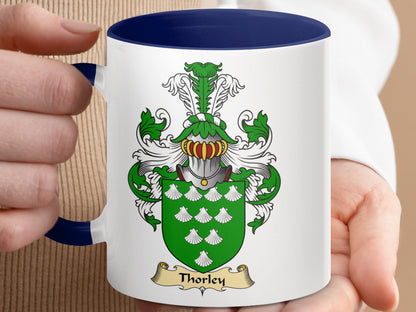 Thorley Scottish Coat of Arms Mug - Living Stone Gifts