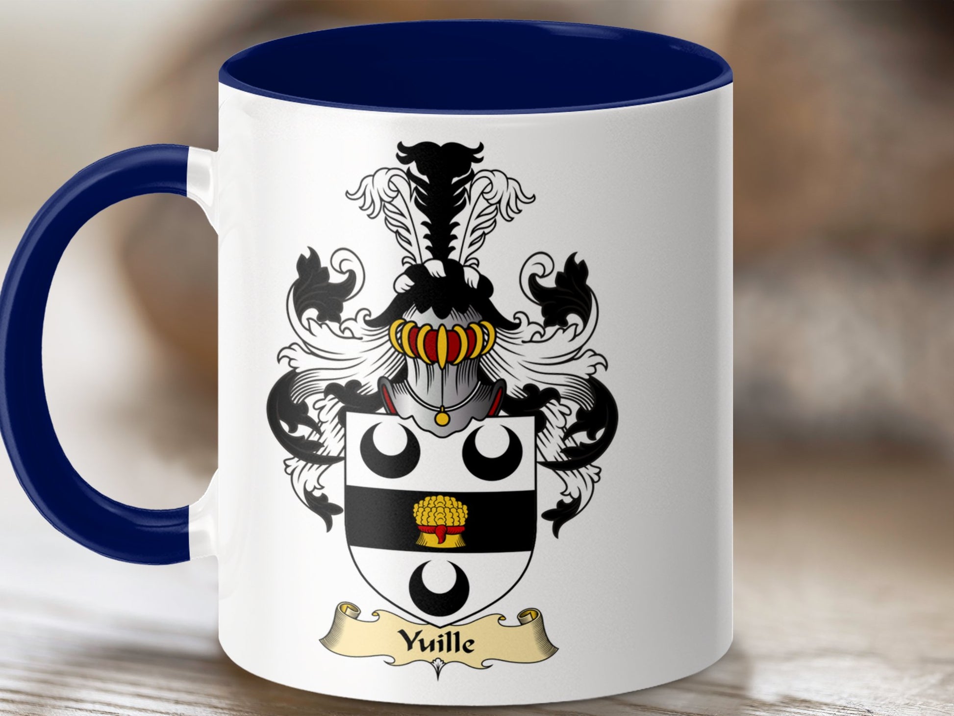 Clan Vuille Scottish Coat of Arms Mug - Living Stone Gifts