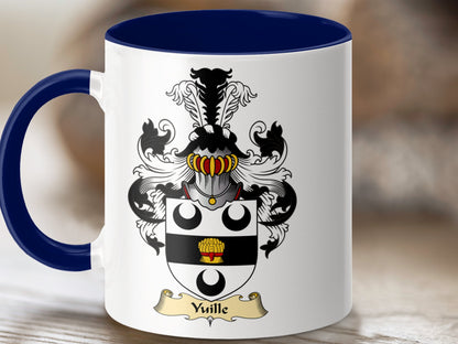 Clan Vuille Scottish Coat of Arms Mug - Living Stone Gifts