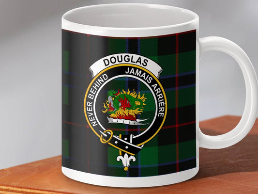 Douglas Never Behind Jamais Arriere Mug product