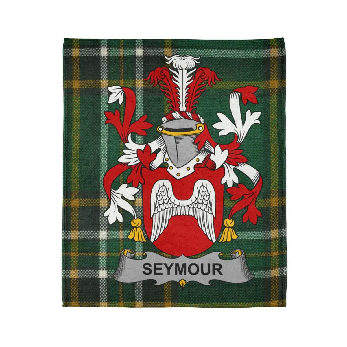 Seymour Family Crest Tartan Blanket product