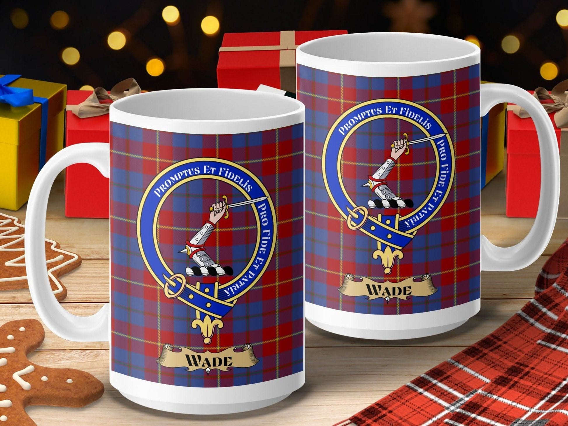 Clan Crest Plaid Pattern Customized Coffee Mug Product
