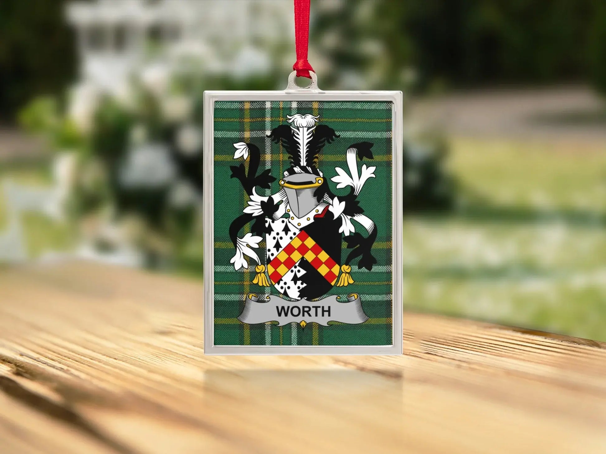 Worth Family Crest Hanging Decoration product