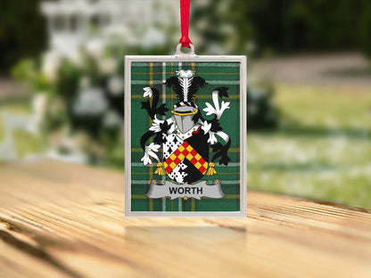 Worth Family Crest Hanging Decoration product