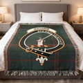 Guthrie Sto Pro Veritate woven blanket — clan crest with drawn sword