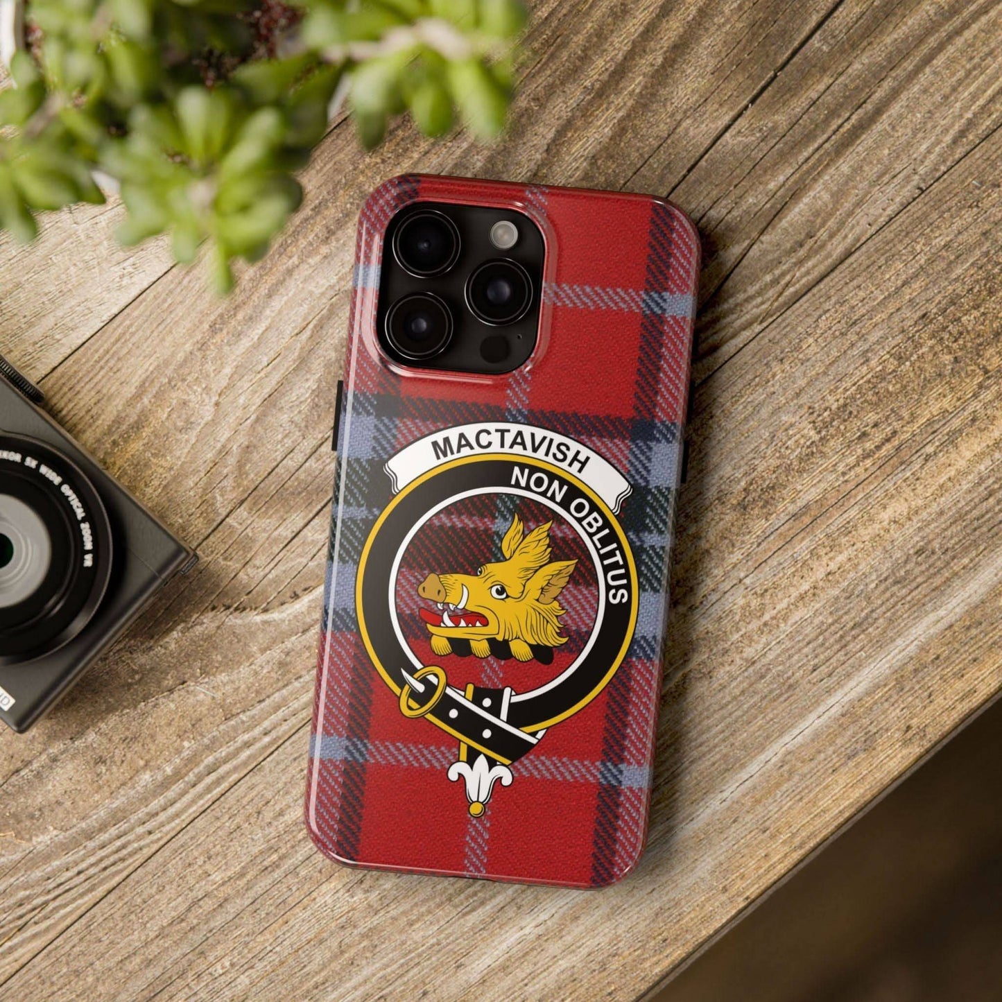 MacTavish Clan Scottish Tartan Cell Phone Case - Celtic Ancestry Gifts