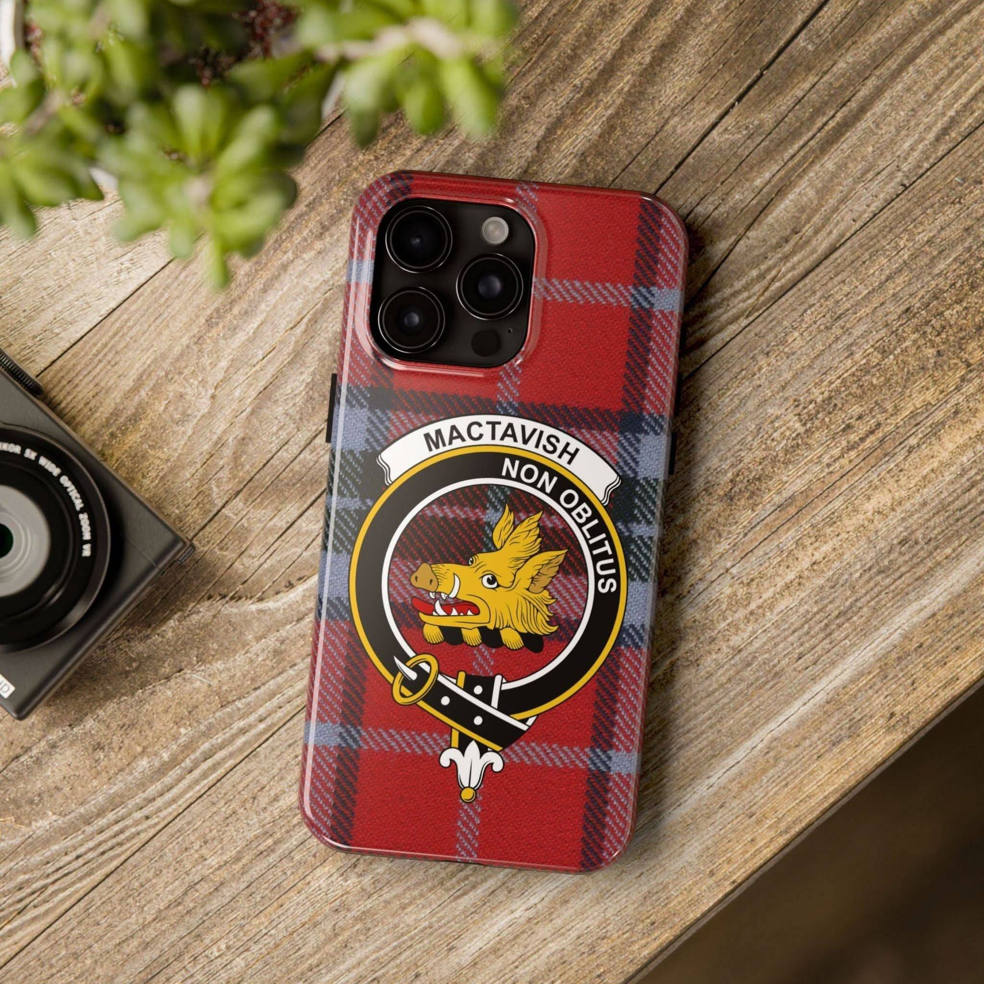 MacTavish Clan Scottish Tartan Cell Phone Case - Celtic Ancestry Gifts