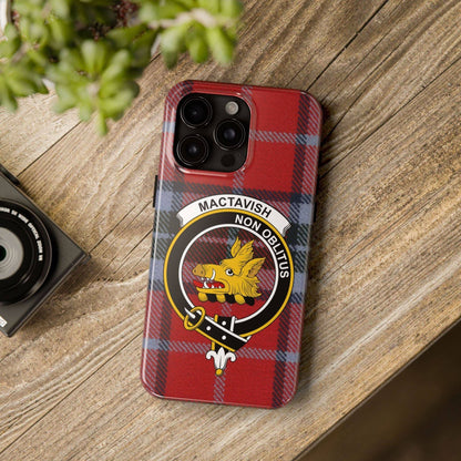 MacTavish Clan Scottish Tartan Cell Phone Case - Celtic Ancestry Gifts
