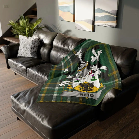 Reid Family Crest Tartan Blanket Cozy Home Decor product