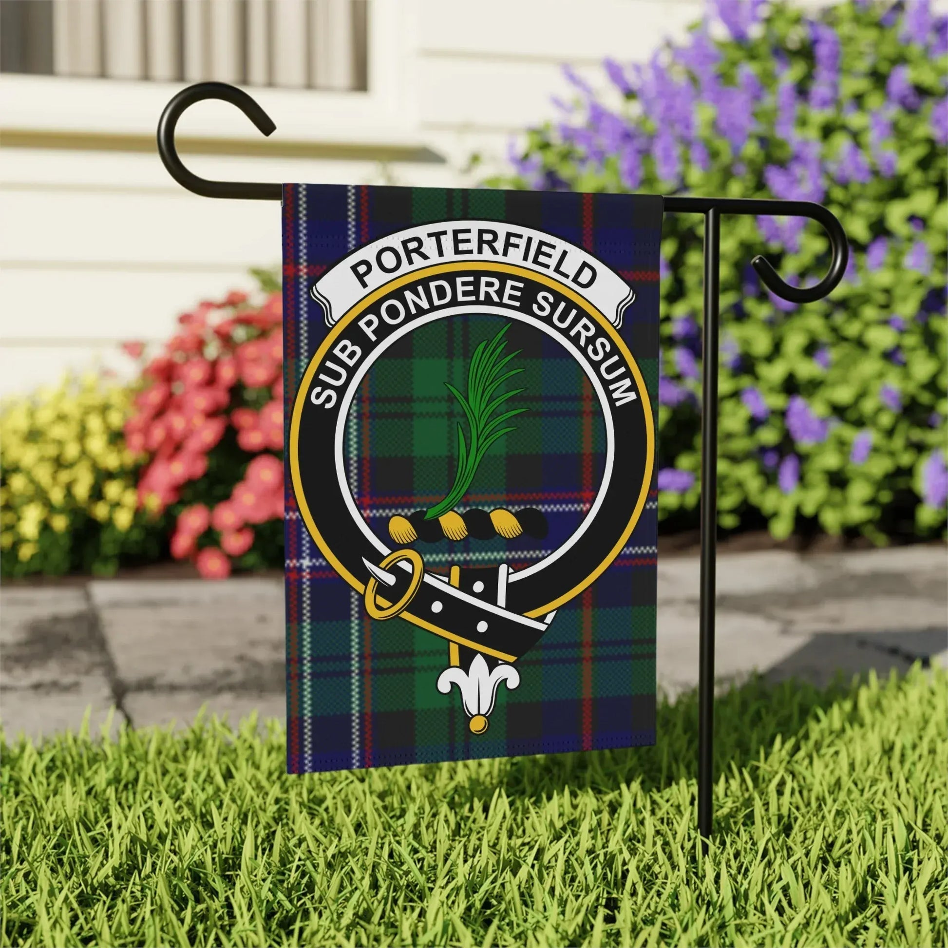 Porterfield Sub Pondere Sursum Garden Flag product