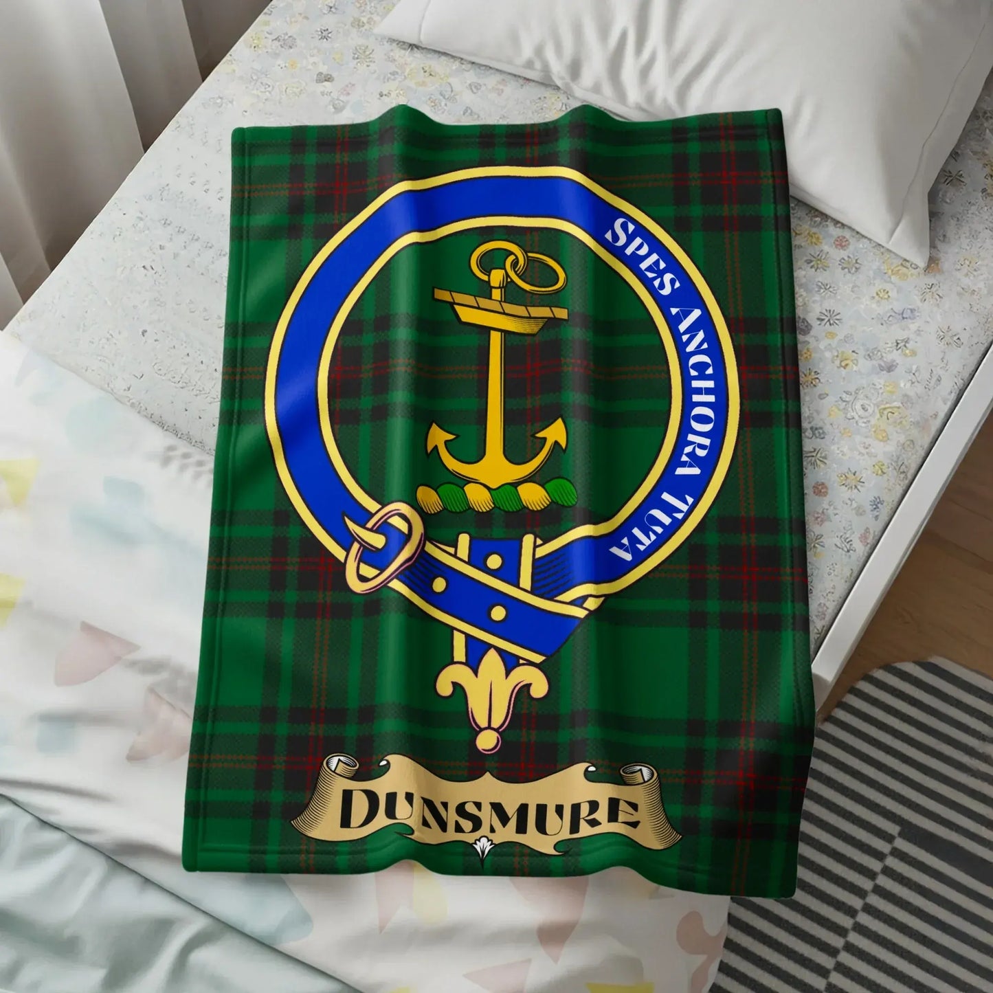Dunsmure Spes Anchora Mea Crest Printed Blanket product