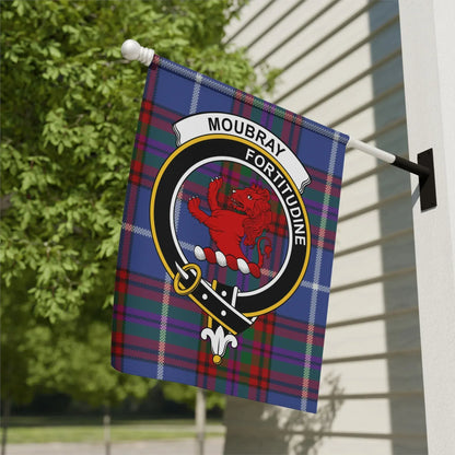 Moubray Crest Plaid Design Decorative Flag product type