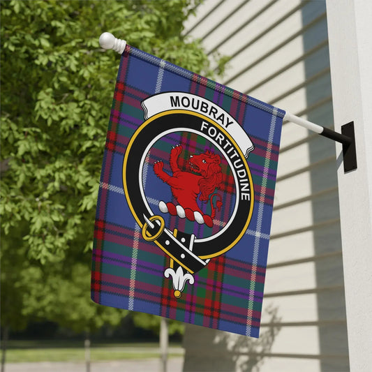 Moubray Crest Plaid Design Decorative Flag product type