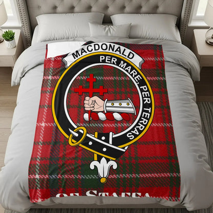 Scottish Clan Macdonald Tartan Blanket Bedding product type