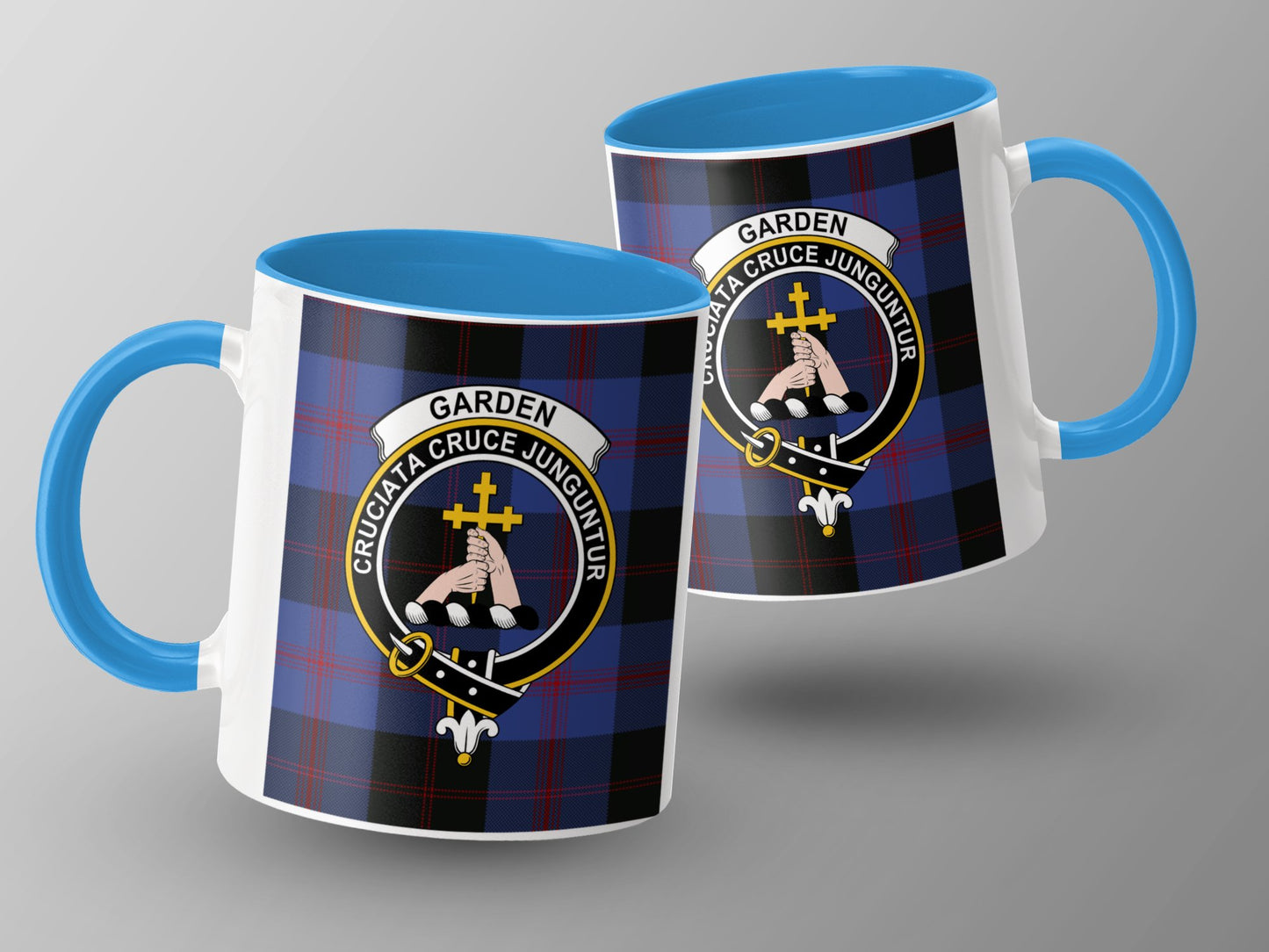 Clan Garden Scottish Tartan Crest Mug - Living Stone Gifts