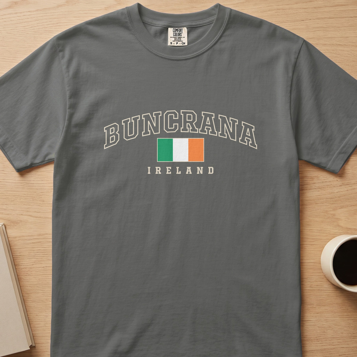 Buncrana Ireland T-shirt in Pepper