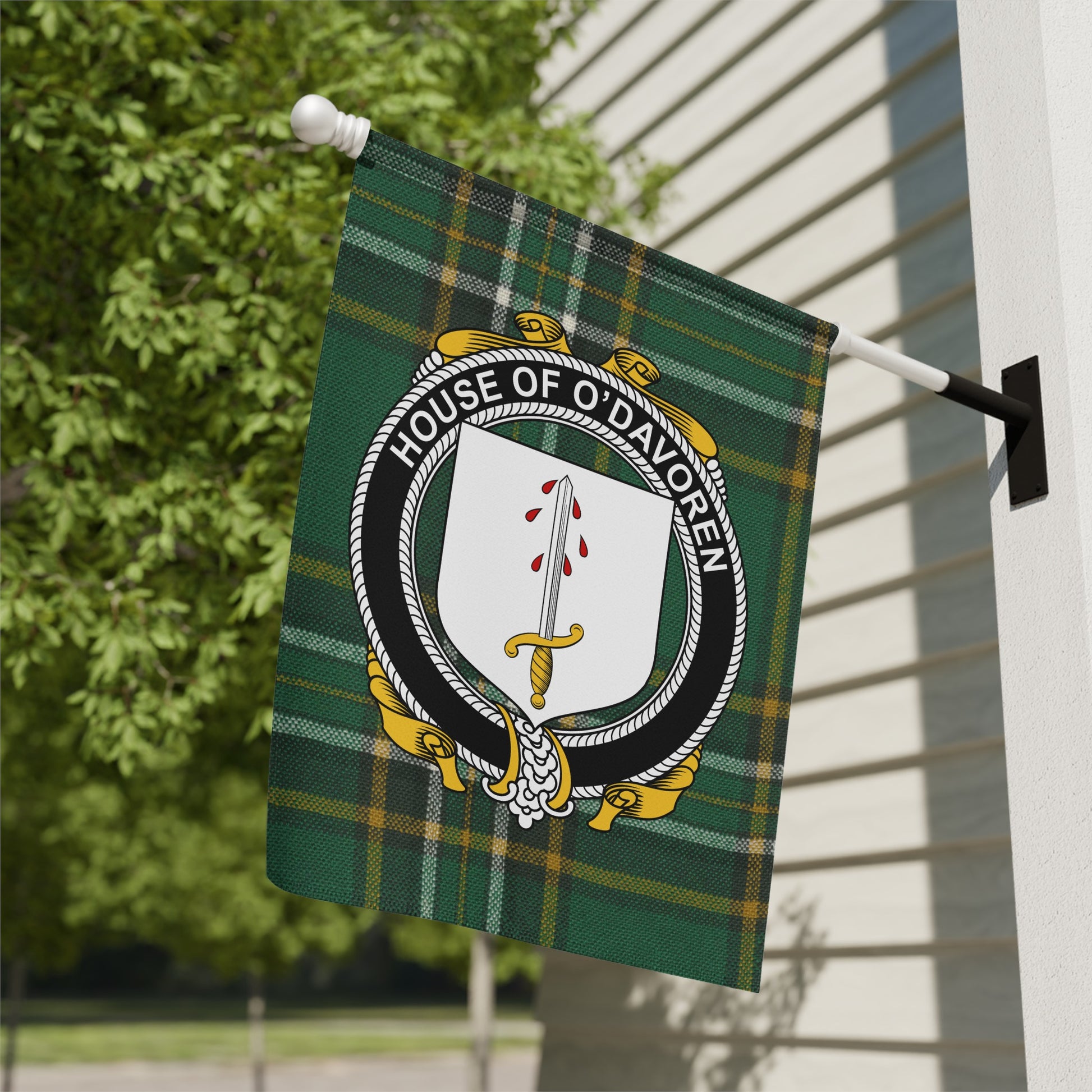 House of O'Davoren Crest Decorative Flag