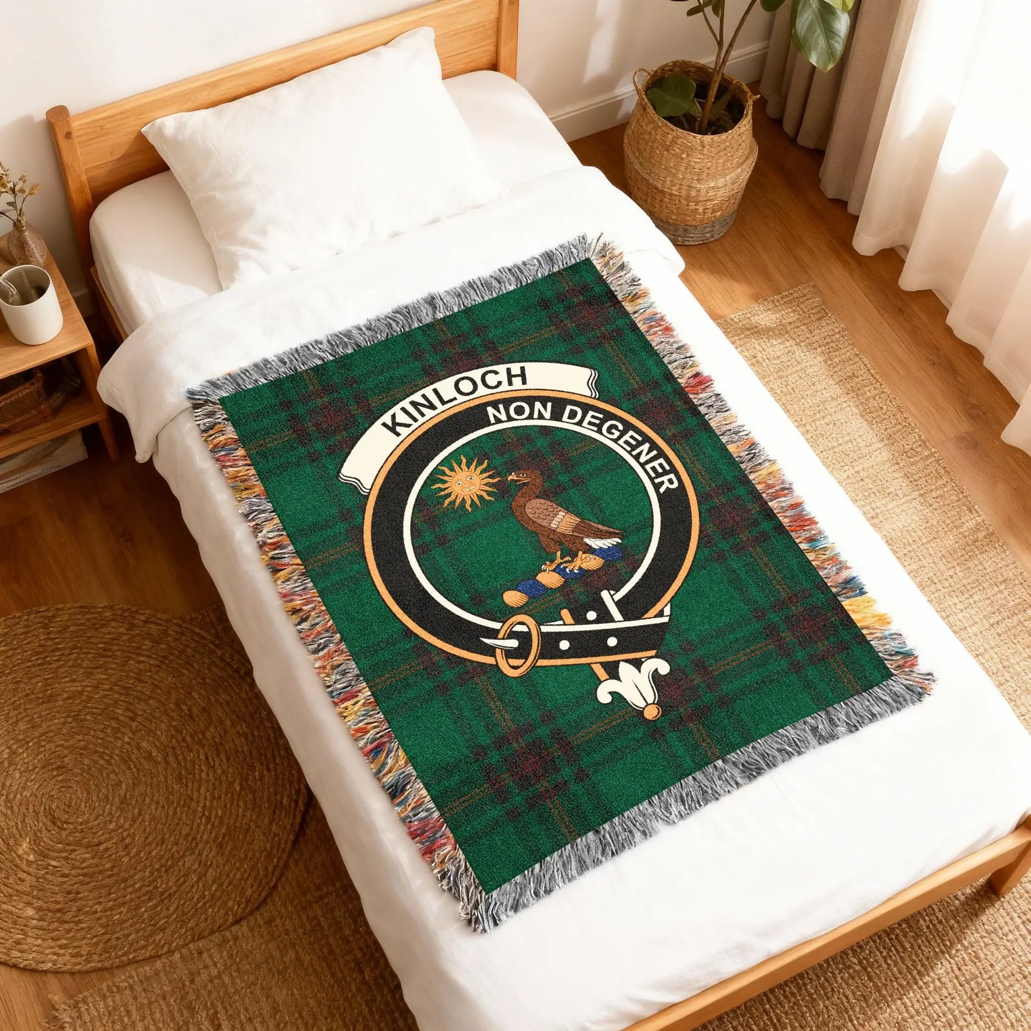 Kinloch Non Degener Plaid Patterned Blanket