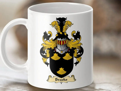 Brooks Family Crest Customizable Mug product