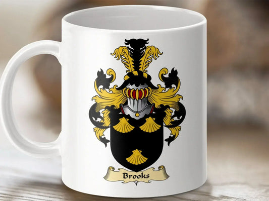 Brooks Family Crest Customizable Mug product
