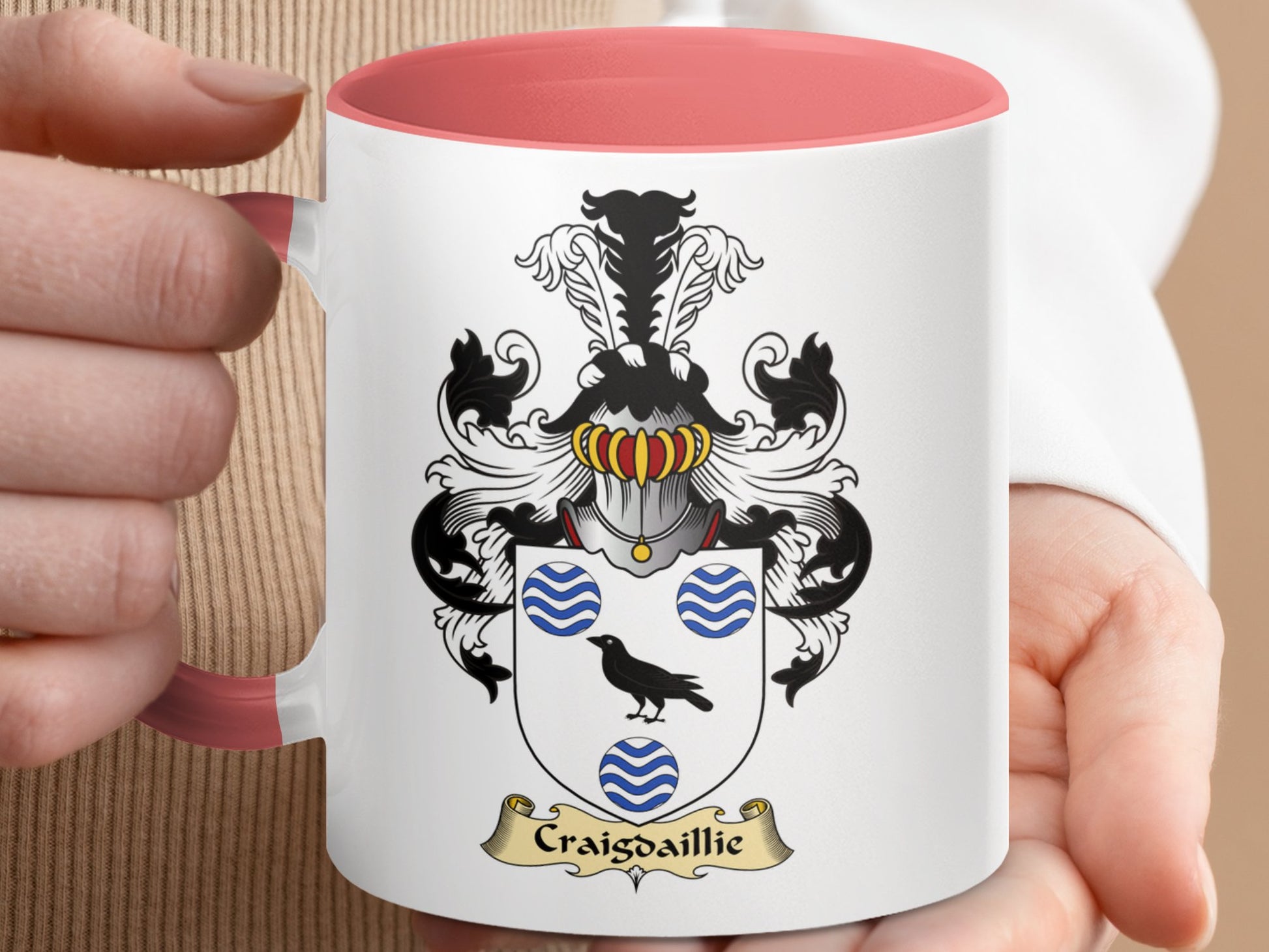 Craigdailie Traditional Scottish Clan Coat of Arms Mug - Living Stone Gifts