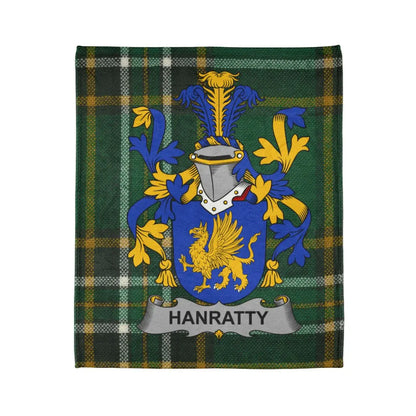 Personalized Family Crest Plaid Tartan Blanket product
