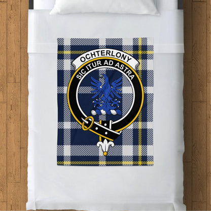 Scottish Clan Ochterlony Plaid Throw Blanket - Living Stone Gifts