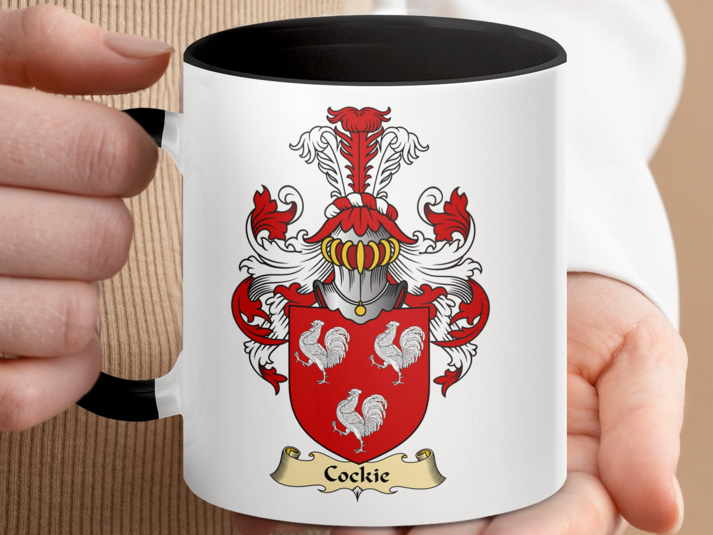 Clan Cockie Scottish Clan Accent Coffee Mug - Living Stone Gifts