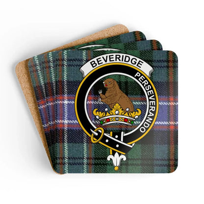 Beveridge Perseverando Clan Tartan Coaster Set product