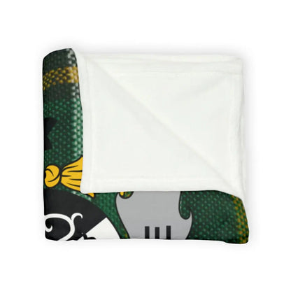 Cozy and Warm Hogwarts Crest Green Blanket product