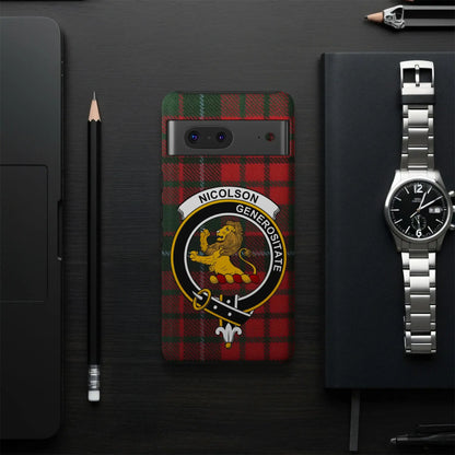 Nicolson Generositate Crest Plaid Phone Case