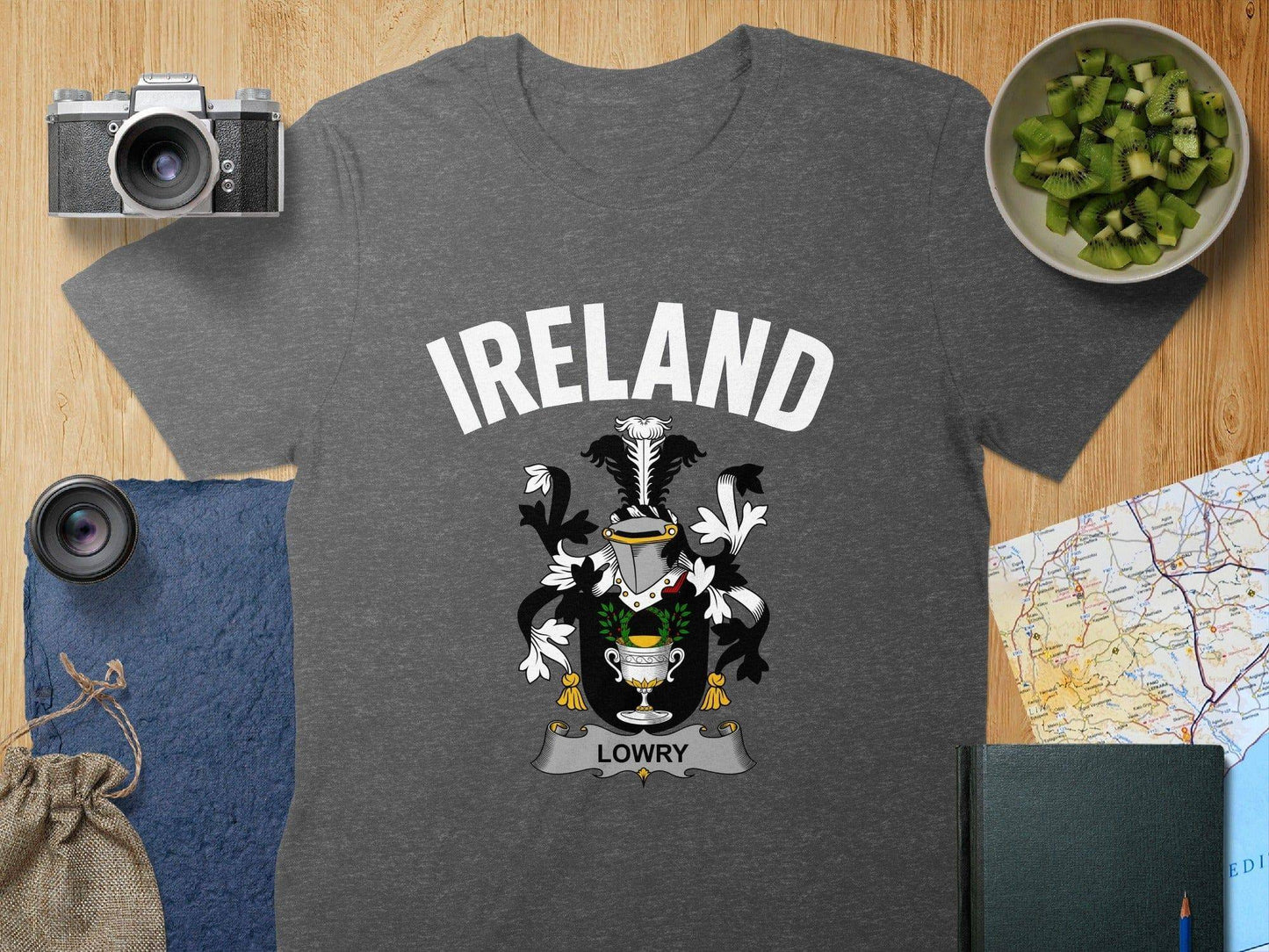Ireland Lowry Family Crest Graphic T-Shirt product