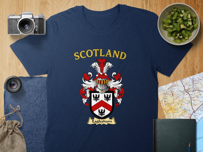 Scotland Eaglesham Family Crest Graphic T-shirt product type
