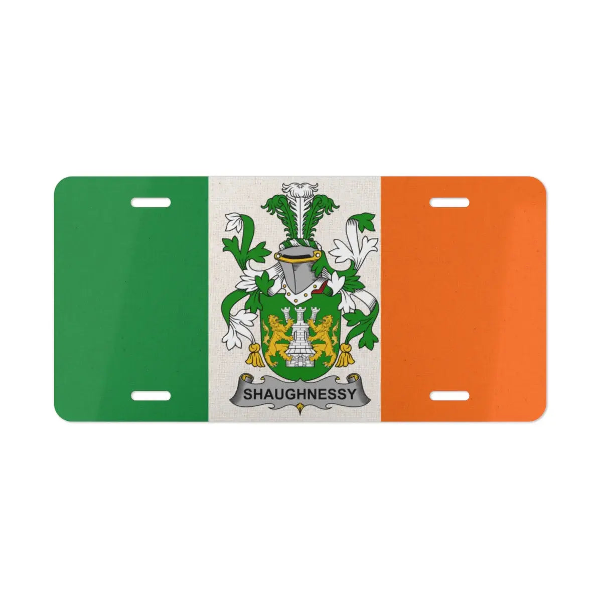 O'Shaughnessy Irish Flag License Plate product