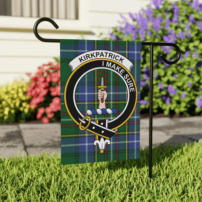 Kirkpatrick Clan Scottish Tartan Garden Flag